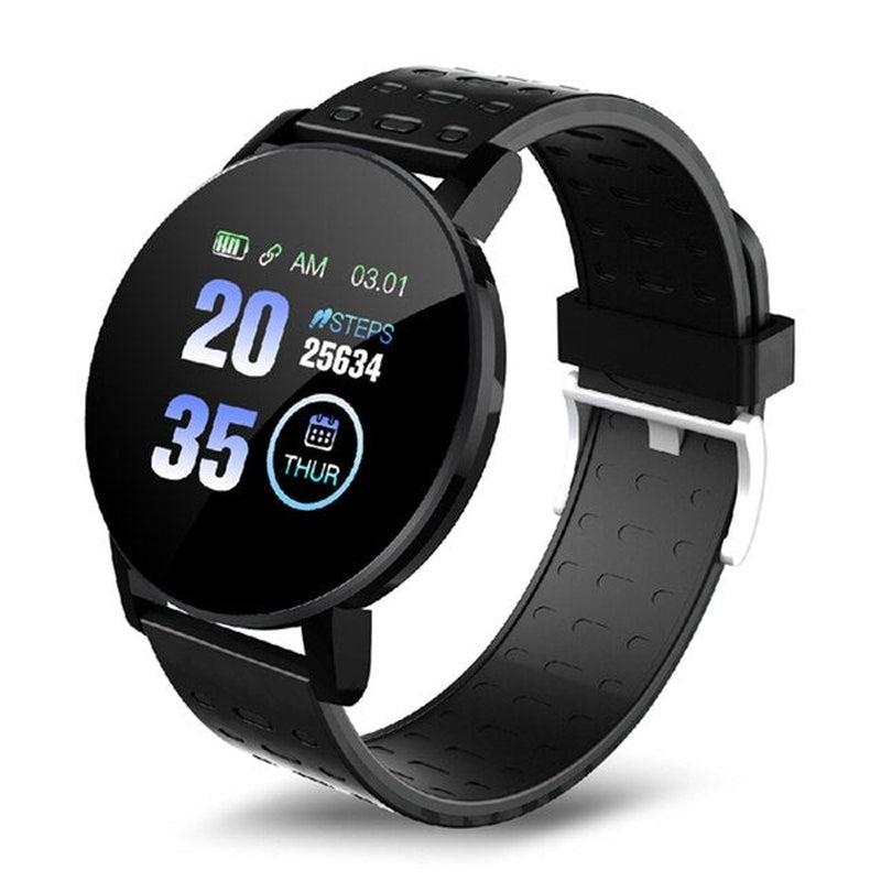 Waterproof Smartwatch with Heart Rate Monitor, Blood Pressure, Fitness Tracker for Men and Women